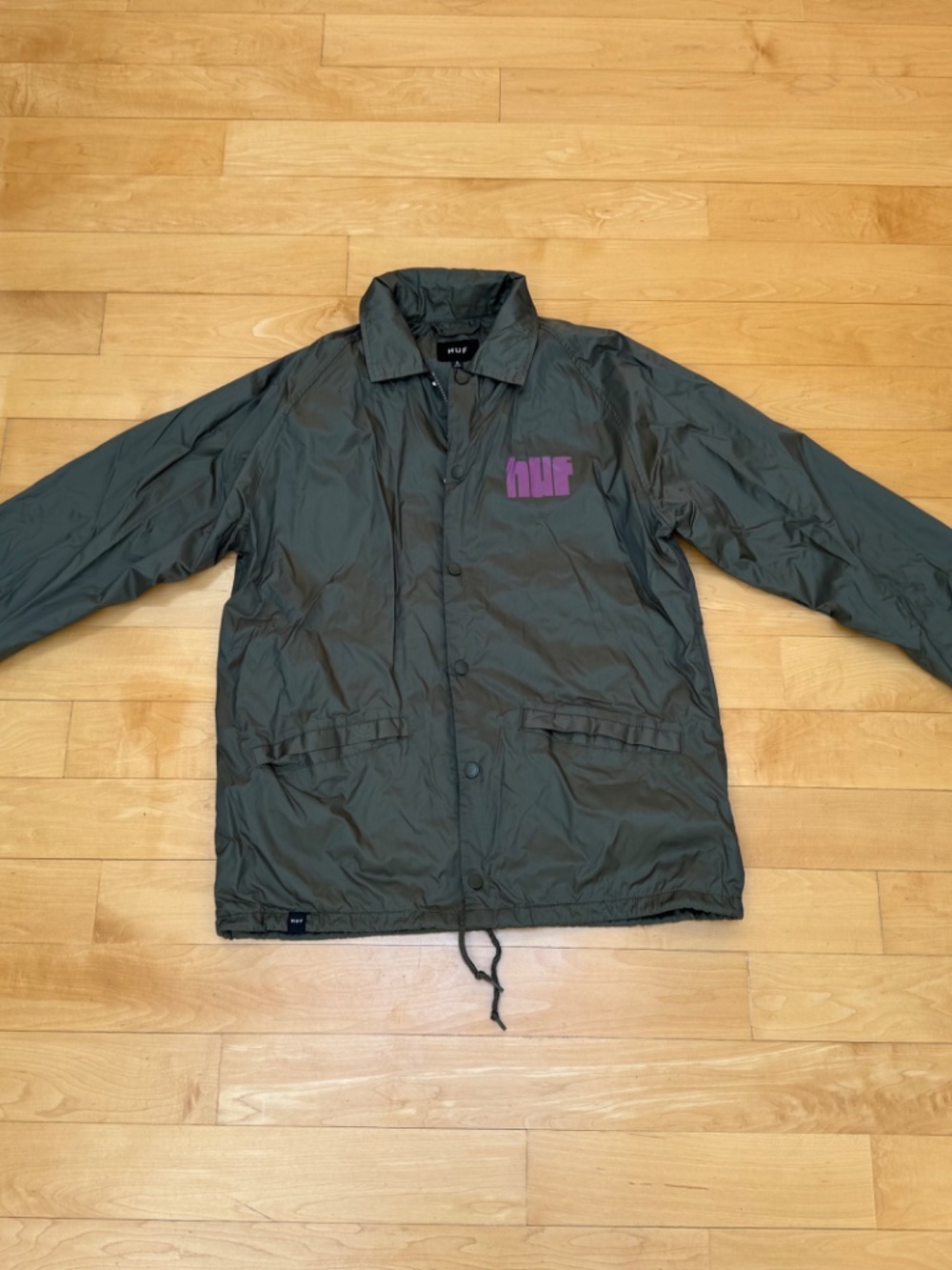 NWOT Huf Worldwide Streetwear Brand Rain Jacket Sz. S